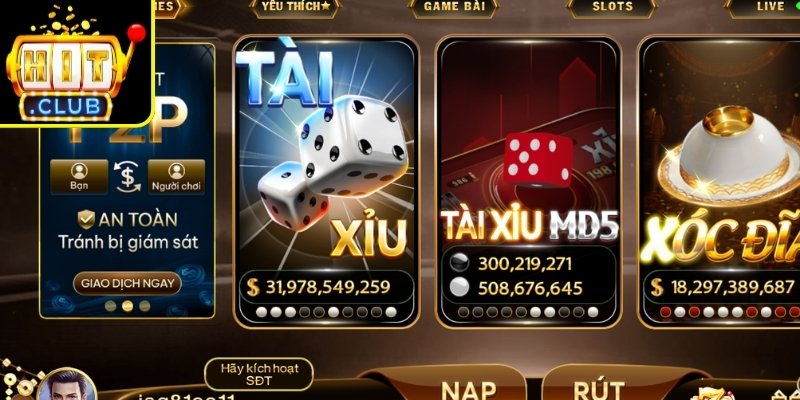 Tổng quan về tài xỉu Hitclub